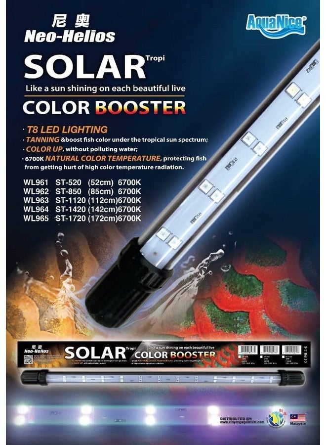 VAYINATO Neo Helios Solar Colour Booster Submersible Led Light For Aquarium Fish Tank | Enhance Fish Colour | High Brighness St 360-36Cm | Suitable For 1.5 Feet Tank  - Image 3