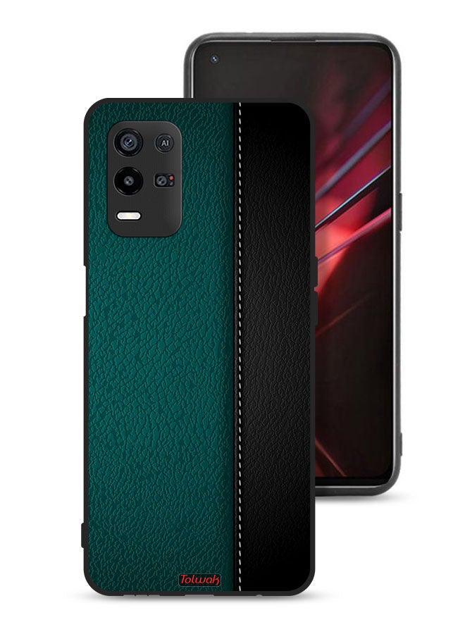 Tolwak Oppo K9x Protective Case Cover Leather Pattern - Image 1