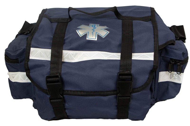 PrimaCare KB-RO74-B First Responder Bag for Trauma, 17" x 9" x 7", Blue - Image 2