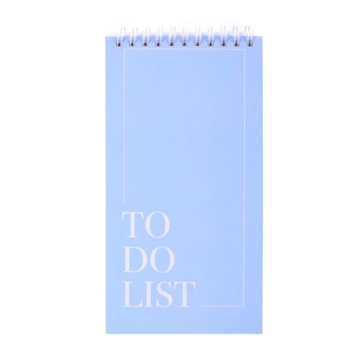 Papboo Easy to Carry To-Do List, Planner, Check list With 80 Printed Sheets Matte Finished Cover (Sky Blue) - Image 1