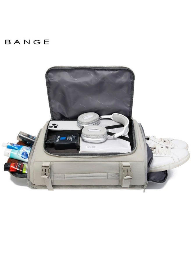 Bange 8121 Travel Backpack for Men & Women | Large Capacity Carry-On with Shoe Compartment & 15.6" Laptop Pocket - Image 3