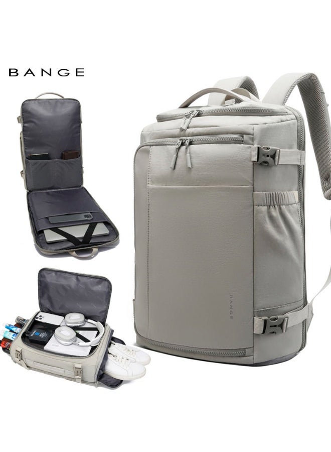 Bange 8121 Travel Backpack for Men & Women | Large Capacity Carry-On with Shoe Compartment & 15.6" Laptop Pocket - Image 2