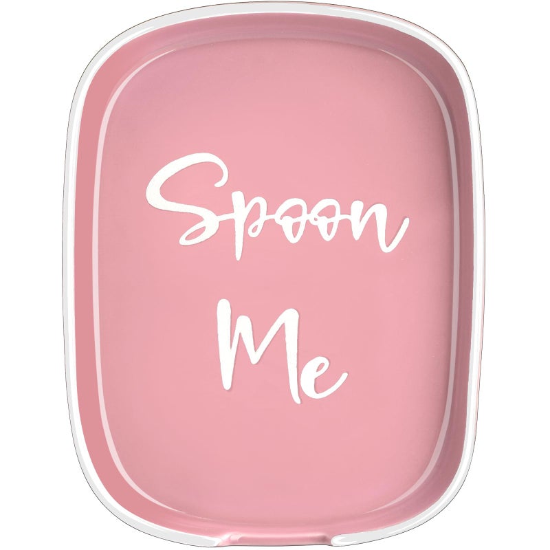 Ceramic Spoon Rest for Stove Top DAYYET Large Spoon Holder Spoon Rest for Kitchen Counter HeatResistant Cooking Utensil Rest Pink Kitchen Decor and Accessories