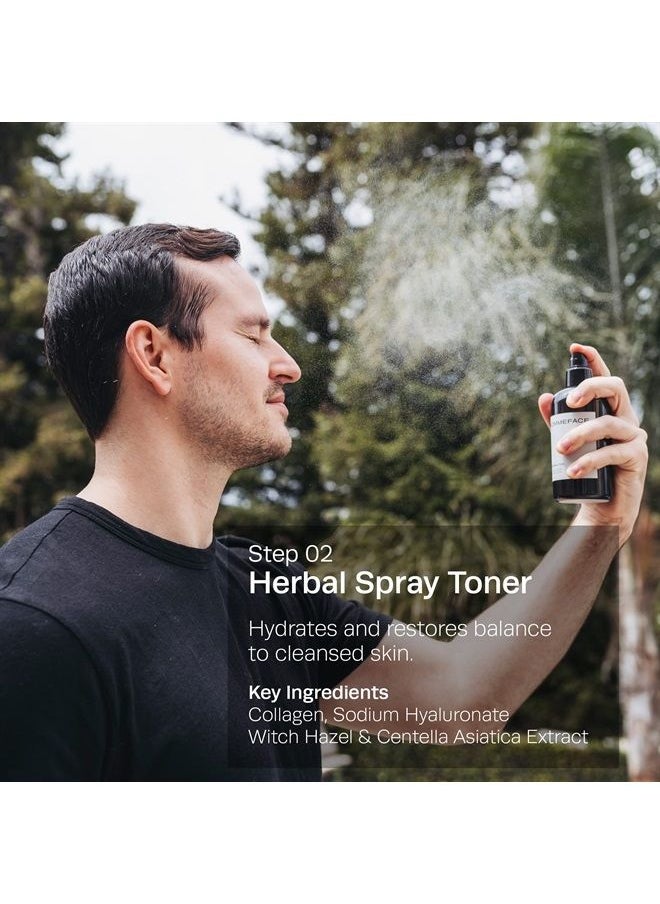 HOMMEFACE HOMMEFACE Daily Trio Skin Care Set for Men, 3-Step Routine  - Image 1