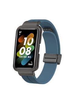 X-level Straps Compatible With Honor Band 6/ Honor Band 7 With Metal Frame+Adjustable Silicone Band With Magnetic Folding Buckle Quick Release Silicone Straps for Women Men Boy Girl Teenager  - Image 1