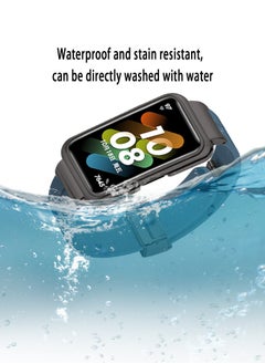 X-level Straps Compatible With Honor Band 6/ Honor Band 7 With Metal Frame+Adjustable Silicone Band With Magnetic Folding Buckle Quick Release Silicone Straps for Women Men Boy Girl Teenager  - Image 3
