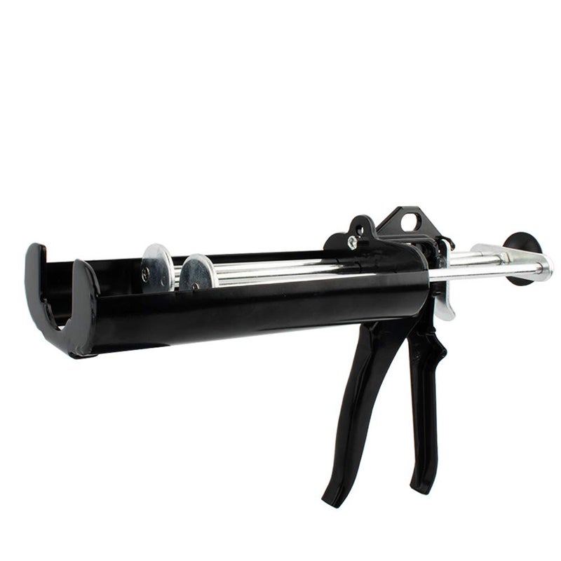 CJGQ Epoxy Gun for 400 mL/13.5 fl oz (1:1 Mix Ratio) Dual Component Applicator, Panel Bond Gun Manual(Obsidian Black) - Image 1