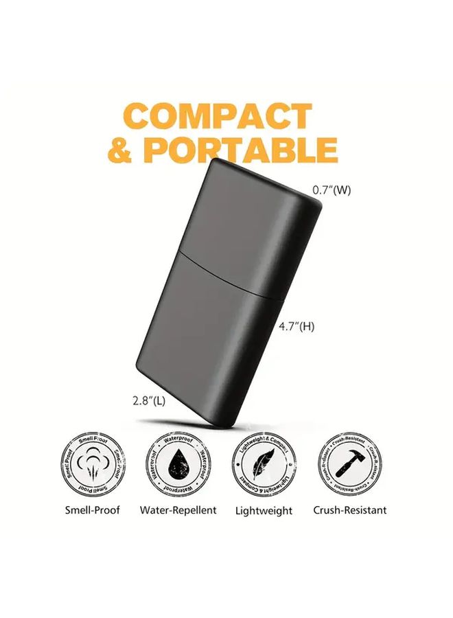 Pink 5 Hole Metal Cone Holder Case Lightweight Durable Storage Box With Secure Lid - Image 2