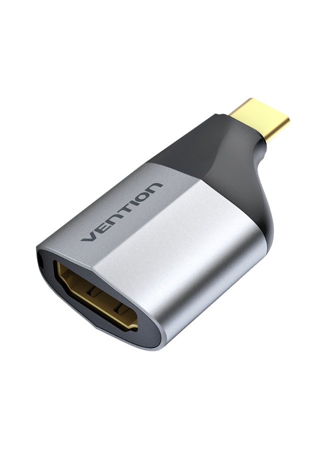 VENTION Type C Male to HDMI Female Adapter Gray Aluminum Alloy Type Model - Image 4