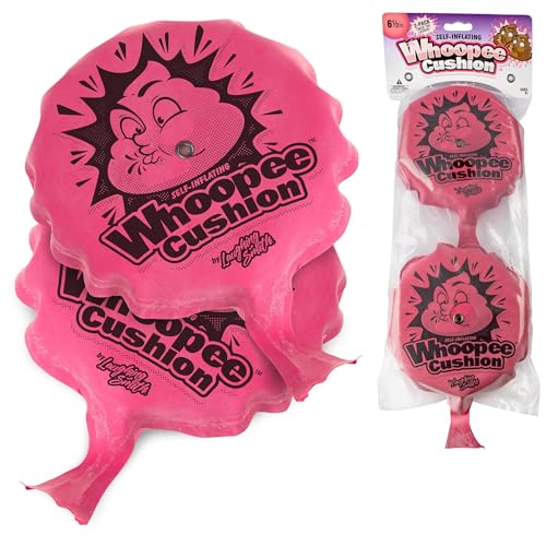 Laughing Smith 6 Whoopie Cushion Self Inflating 2pk Whoopee Cushions Bulk Party Favors for Kids Adults Woopie Toy Fart Sounds Noise Maker Birthday Goodie Bag Stuffers Prank Farting Toys - Image 1