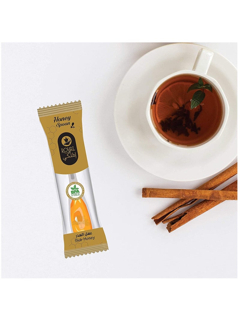 Al Malaky Royal Pure Sidr Natural Honey 50 Spoons 550g - Image 4