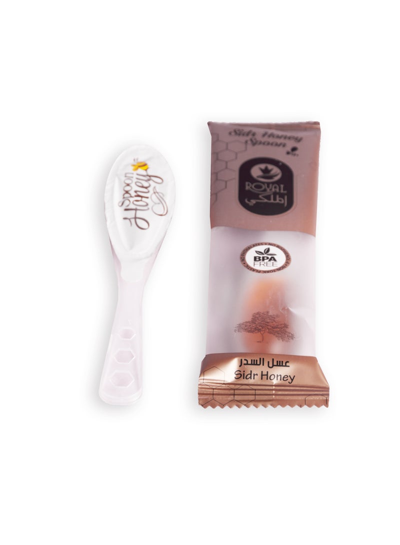 Al Malaky Royal Pure Sidr Natural Honey 50 Spoons 550g - Image 2