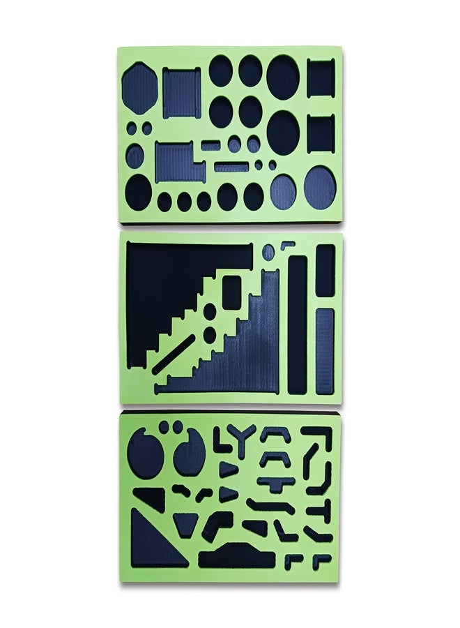 Robosource Organizer for VEX IQ Gen 2 Competition Upgrade Kit, Foam Cutout Inserts and Waterproof Sorting Stickers, 2nd Generation VEX IQ Comp Kit Storage & Protection - Image 4