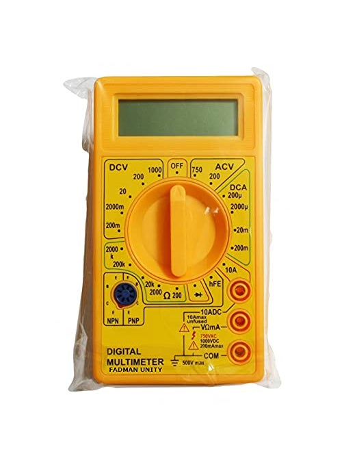 Fadman FADMAN FD30 DIGITAL MULTIMETER YELLOW  - Image 1