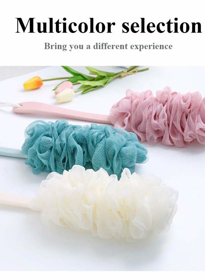 Yisella Back Brush Long Handle for Shower Sponges for Women,Back Shower Scrubber Loofah On A Stick Lufa with Long Handle - Image 3