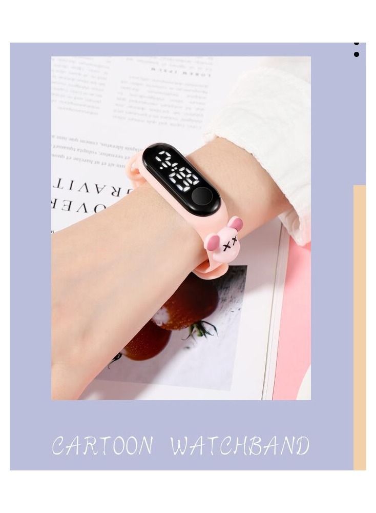 NIBEMINENT Digital LED Watch for children 3-12 Years Old Kids Sports Waterproof Cartoon watches for boys and girls  - Image 2