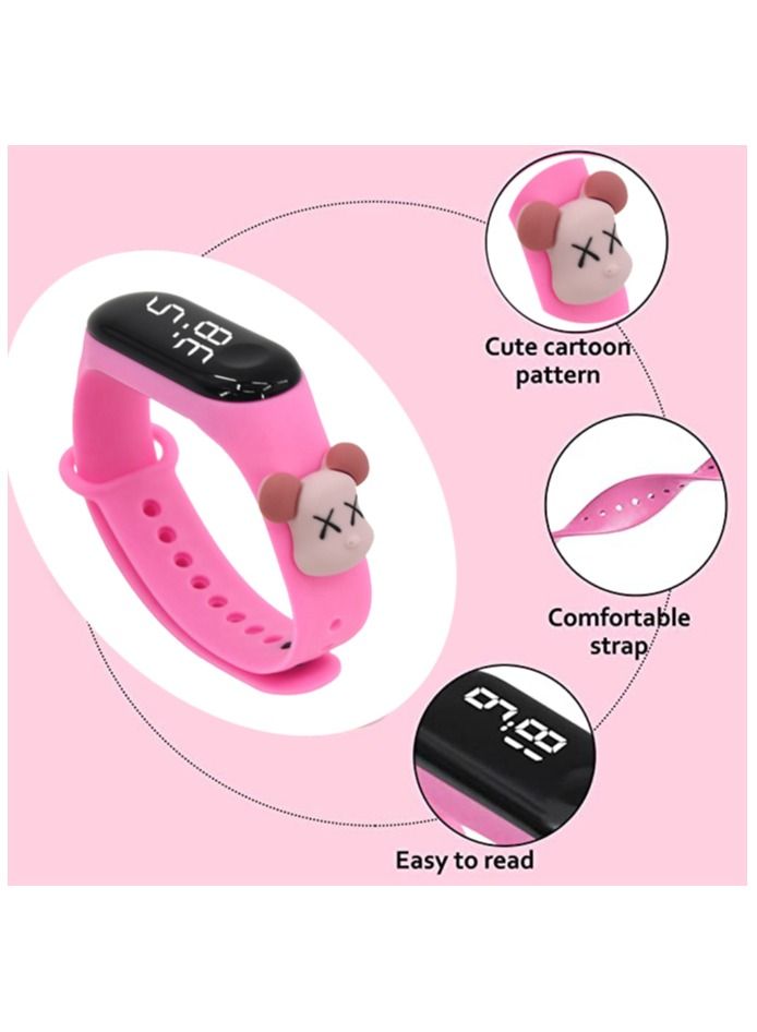 NIBEMINENT Digital LED Watch for children 3-12 Years Old Kids Sports Waterproof Cartoon watches for boys and girls  - Image 3