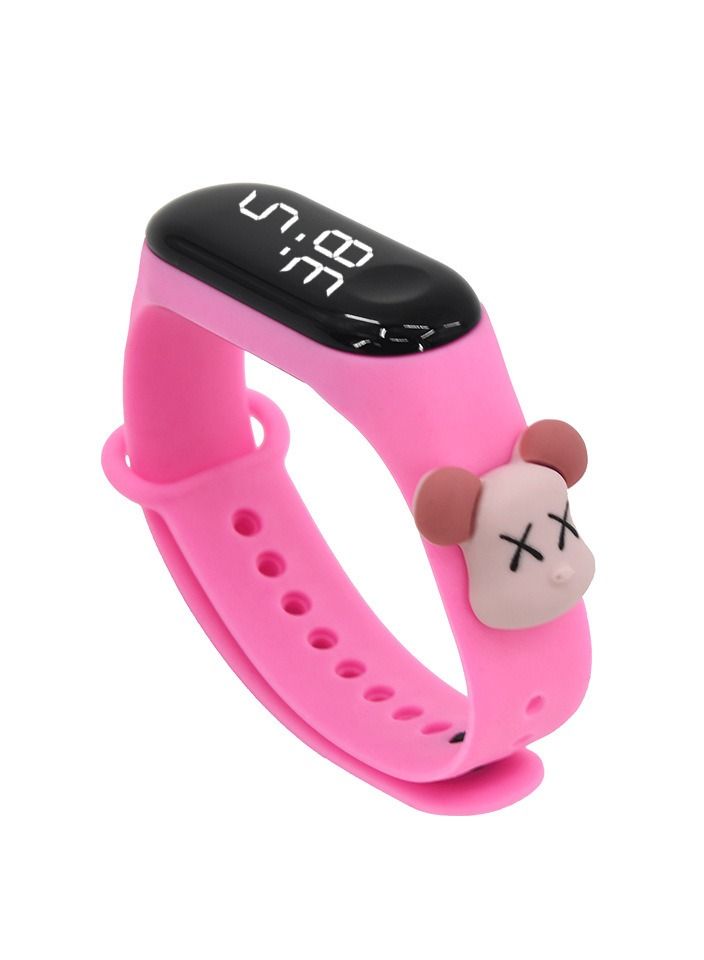NIBEMINENT Digital LED Watch for children 3-12 Years Old Kids Sports Waterproof Cartoon watches for boys and girls  - Image 1