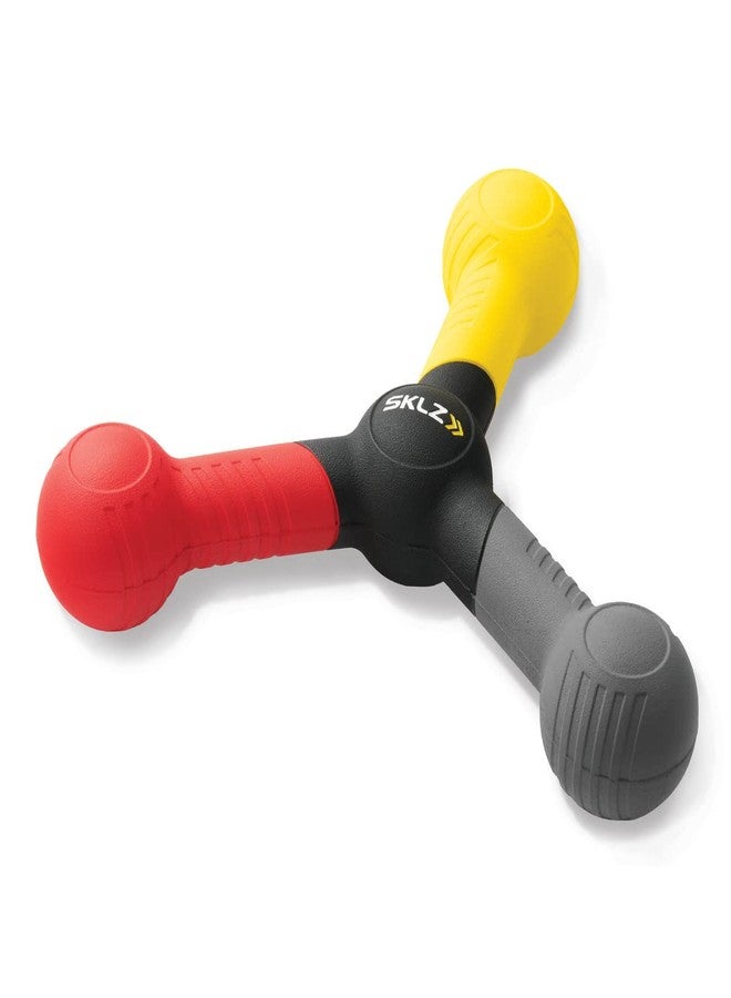 SKLZ Reactive Catch Trainer for Improving Hand-Eye Coordination & Speed, Grey/ Yellow/ Red - Image 2