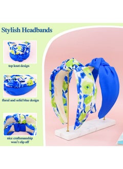 Headbands For Women Knotted Wide Headband Blue Headband Tropical Head Bands Fashion Hairbands For Women'S Hair Designer Summer Headbands Hair Accessories For Girls 2Pcs - pzsku/Z8DA0059DA0E87E1D03CFZ/45/_/1718614215/325b7a06-42f8-4051-b10c-1f19765fcbd1