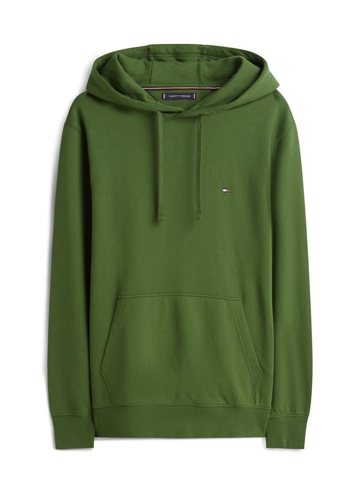 TOMMY HILFIGER Flag Embroidery Terry Drawstring Hoody - Image 5