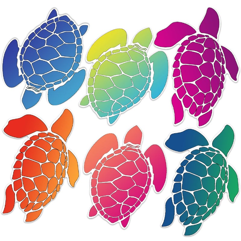 LEIFIDE 6 Pcs Cruise Door Decorations Magnetic Towel Animals Car Magnets Sticker Ocean Cruise Ship Door Decorations Funny Fridge DecorSea Turtle