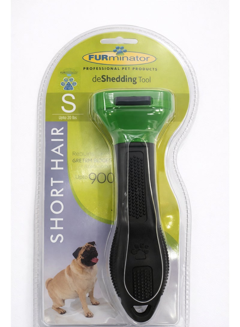 أداة إزالة الشعر المتساقط للكلاب ذات الشعر القصير، حجم صغير.