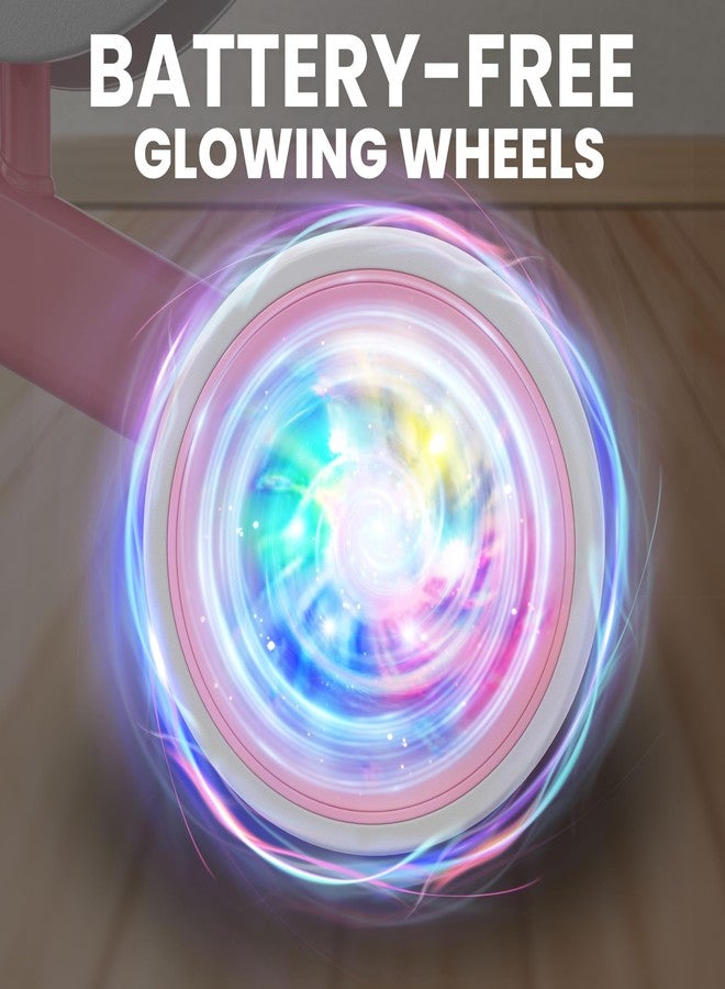 Bekilole Light Up Wheel Baby Balance Bike | 1 Year Old Girl Gifts & 1st Birthday Gift | Ride on Toys for One Year Old Girls, Toddler Walker, Princess Pink - Image 2