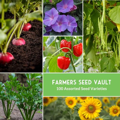 SURVIVAL GARDEN SEEDS Survival Seed Vault Kit – 100 Packs of Heirloom Vegetable Seeds for Planting – Non-GMO Vegetables, Fruits, Herbs – Farmer Kit to Grow Food for Long-Term Emergency Storage – Survival Garden Seeds - Image 3
