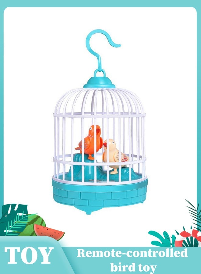 Bird Toys Hanging Singing Bird chirping and real time talk recording Toy,birdcage toys - Image 1