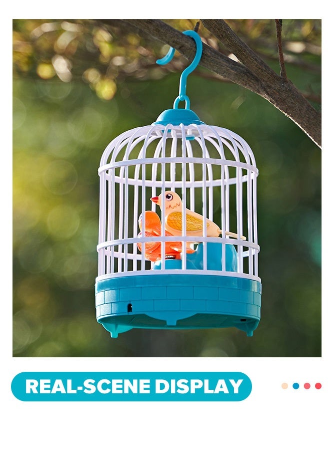 Bird Toys Hanging Singing Bird chirping and real time talk recording Toy,birdcage toys - Image 4