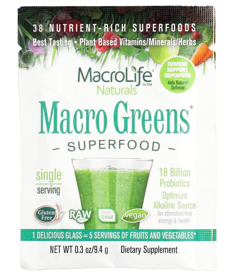 MacroLife Naturals Macro Greens® Superfood 0.3 oz (9.4 g)