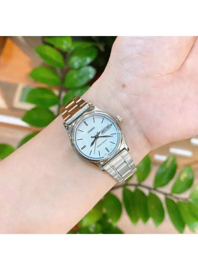 كاسيو ساعة يد من ستانلس ستيل بعقارب LTP-V006D-7B2UDF - Image 2