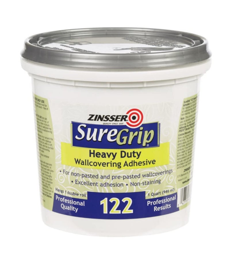 Zinsser qt Zinsser 69384 Clear SureGrip Heavy Duty Strippable Wallcovering Adhesive - Image 3