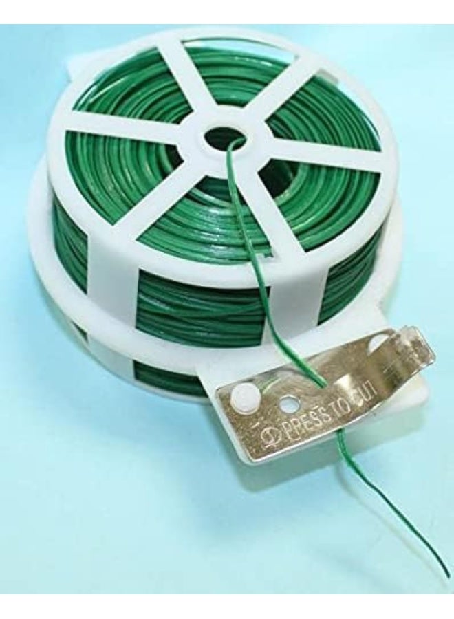 Royal Apex Multi-Functional Sturdy Garden Plant Twist Tie With Cutter Tie/Zip Tie/Coated Wire For Gardening, Home, Office Organization 100 Meter - Image 3