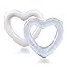 Blublu Park 2 Pcs Inflatable Heart Pool Float 473 x 394 Inch Sweet Love Swim Rings Float Loungers Tube for Summer Water Fun Beach Party Toys for AdultsLight White Milky White - Image 3