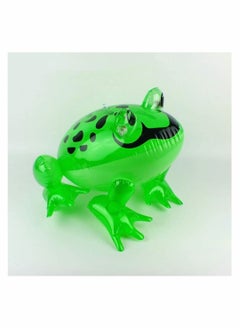 Y&D 2 Pcs Inflatable Frog Toy Foil Balloons Big Green Eye Glowing Animal Themed Party Decoration for Kid Birthday Baby Shower School Supplies  - Image 4
