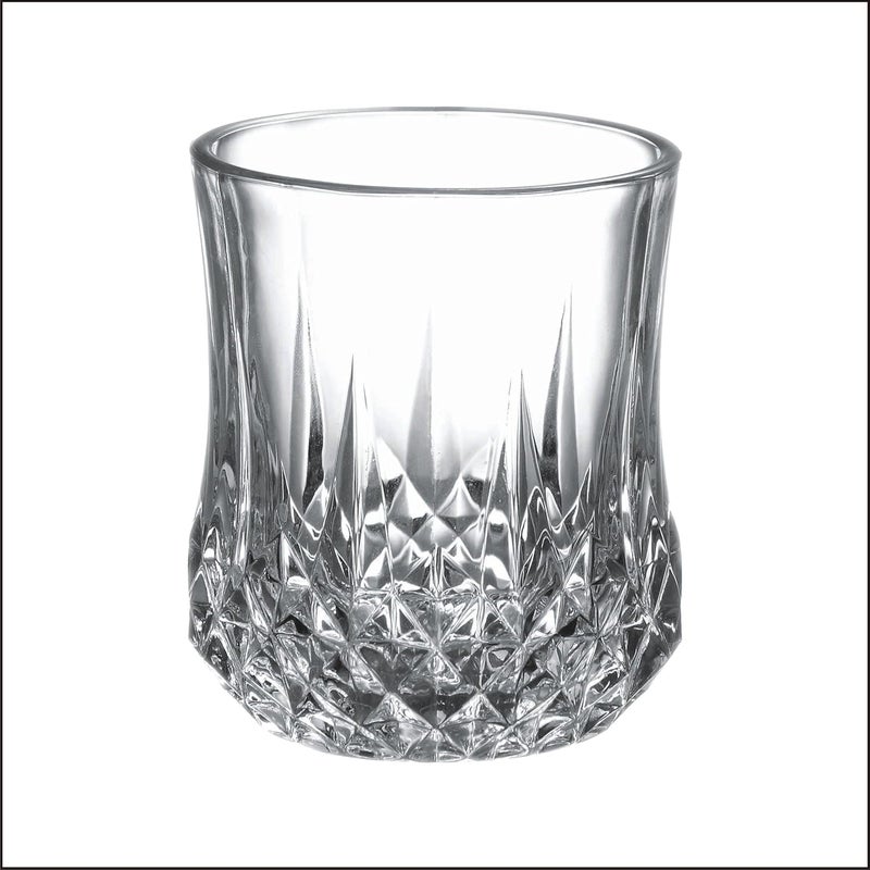 Soogo Diamond Juice Glass Set of 6 Pcs 227 ML - Image 1