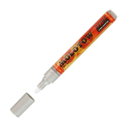 Molotow مولوتوف ONE4ALL قلم طلاء أكريليك، 4 مم، فضي معدني، 1 كل (227.305) - Image 5