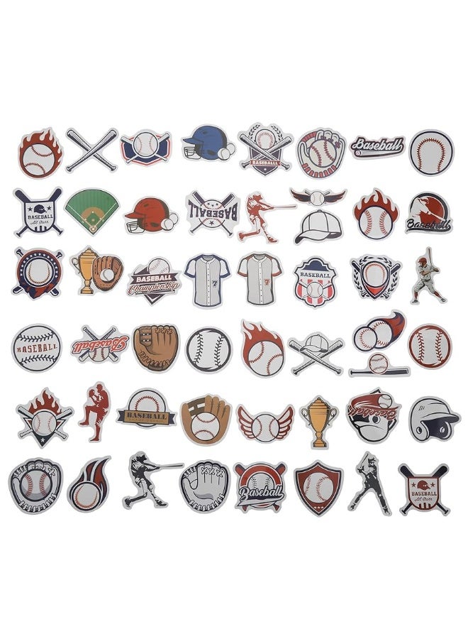 Cleverplay 100 Pack Baseball Stickers, Baseball Party Favors, Birthday Decorations - Image 3