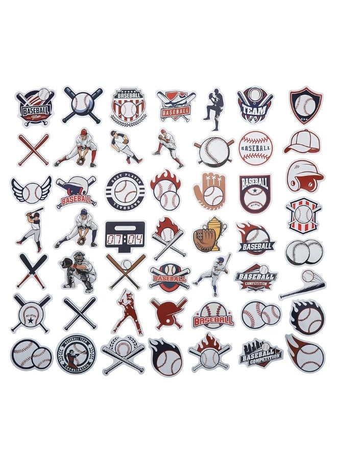 Cleverplay 100 Pack Baseball Stickers, Baseball Party Favors, Birthday Decorations - Image 5