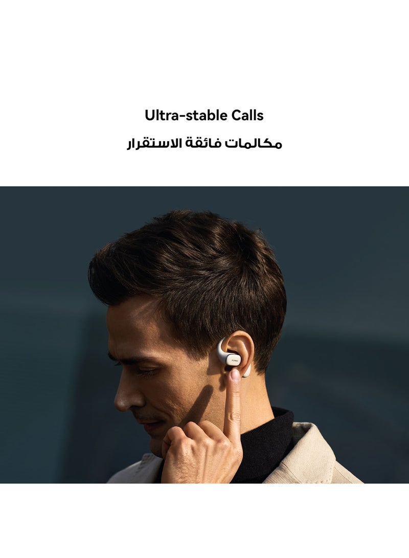 هواوي سماعات أذن مفتوحة FreeArc، سماعات بلوتوث مع صوت ممتاز، ملائمة وآمنة، مقاومة للماء IP57، 28 ساعة من وقت التشغيل، سماعات رياضية، iOS، أندرويد، ويندوز - Image 5