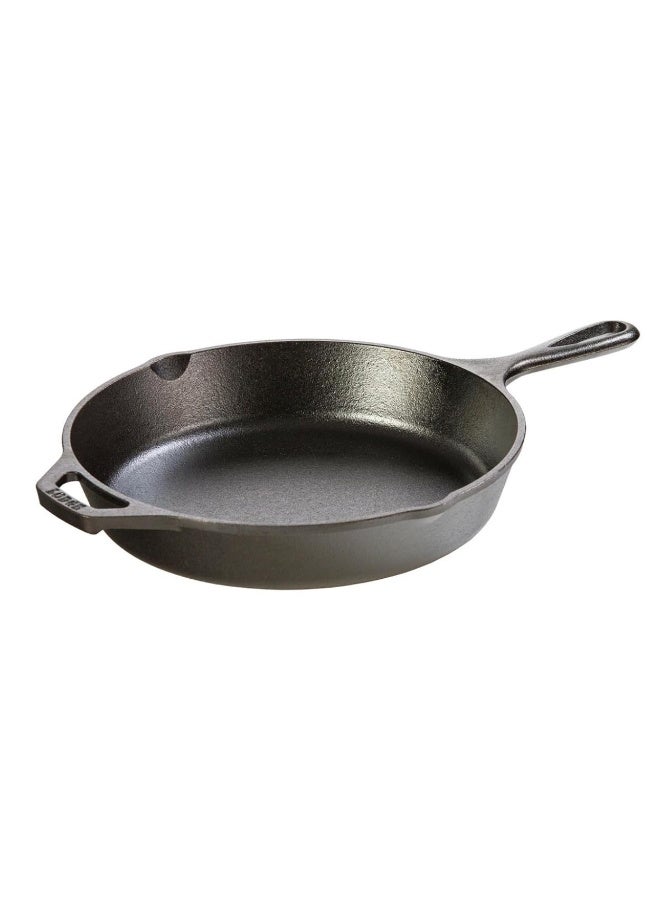 Lodge Cast Iron Skillet Pre-Seasoned Skillet Frying Pan  Black  10.25 Inch  Round  Cast Iron L8Sk3 - Image 1