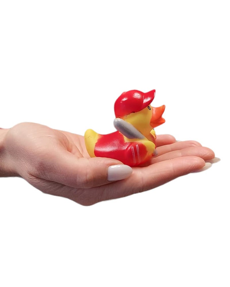 Zugar Land Sport تحت عنوان البط المطاطي (2 "") (12 حزمة) ألعاب حوض حمام البطة اللطيفة. (البيسبول) - Image 4