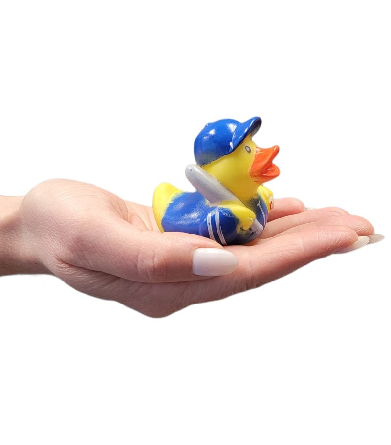 Zugar Land Sport تحت عنوان البط المطاطي (2 "") (12 حزمة) ألعاب حوض حمام البطة اللطيفة. (البيسبول) - Image 2