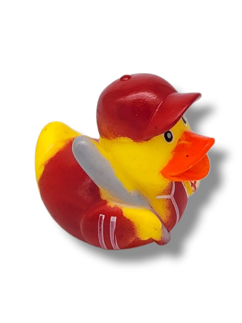 Zugar Land Sport تحت عنوان البط المطاطي (2 "") (12 حزمة) ألعاب حوض حمام البطة اللطيفة. (البيسبول) - Image 3