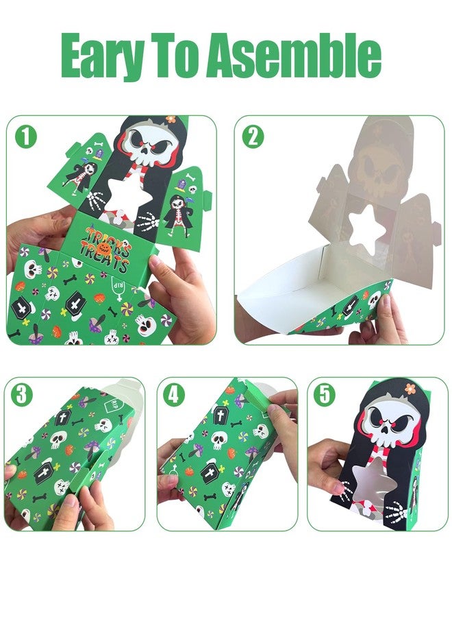 qiqee Halloween Candy Boxes with Window 36packs 4x6.5x2 Inch Bakery Box - Image 4