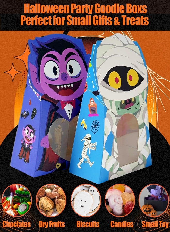 qiqee Halloween Candy Boxes with Window 36packs 4x6.5x2 Inch Bakery Box - Image 3