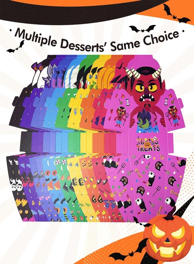 qiqee Halloween Candy Boxes with Window 36packs 4x6.5x2 Inch Bakery Box - Image 2