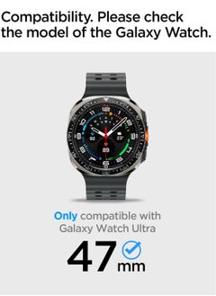 Spigen Bezel Tune for Samsung Galaxy Watch Ultra 47mm Bezel Ring Protector Adhesive Cover (2024) - Black  - Image 2